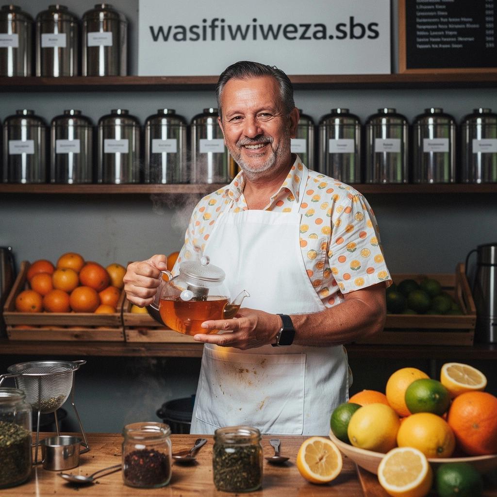 Fleurs d'oranger en pleine floraison sous un ciel bleu, symbolisant la fraîcheur et la douceur.